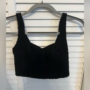 Abercrombie tweed crop top